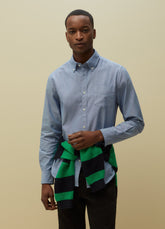 Ovs Piombo Regular-Fit Oxford Cotton Shirt